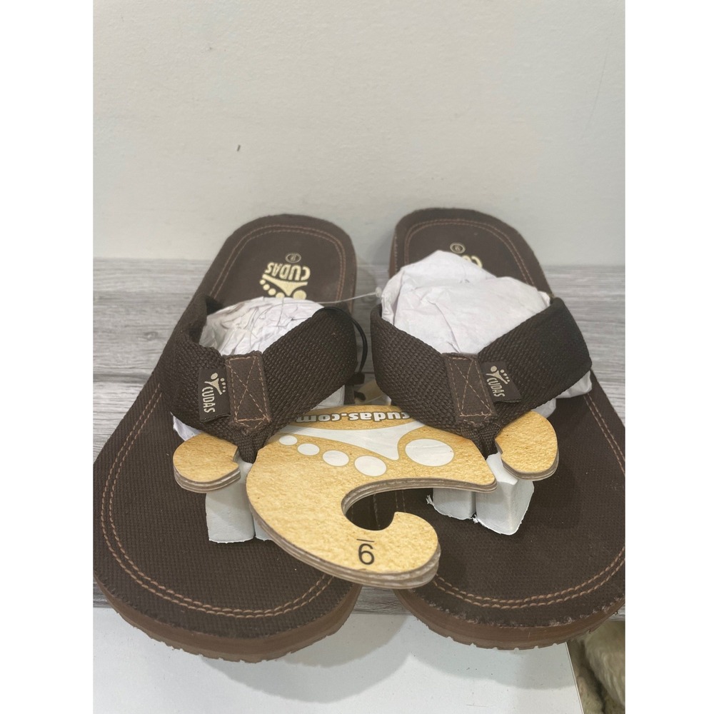 Cudas Flatwater Mens Brown Flip Flop Sandals Size 9 New‎ With Tags
